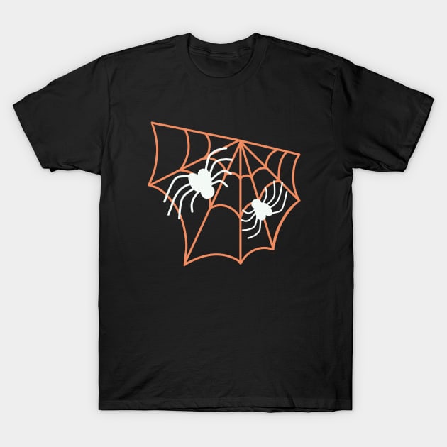 Spider Web Halloween T-Shirt by DiegoCarvalho